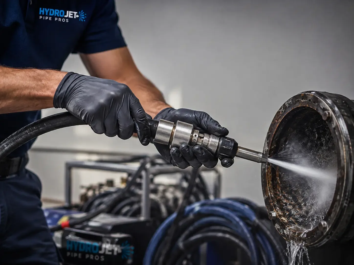 Hydro Jet Pipe Descaling in Angleton, TX